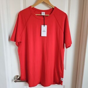 Reigning Champ - Lightweight Jersey Raglan T-shirt - L - Red